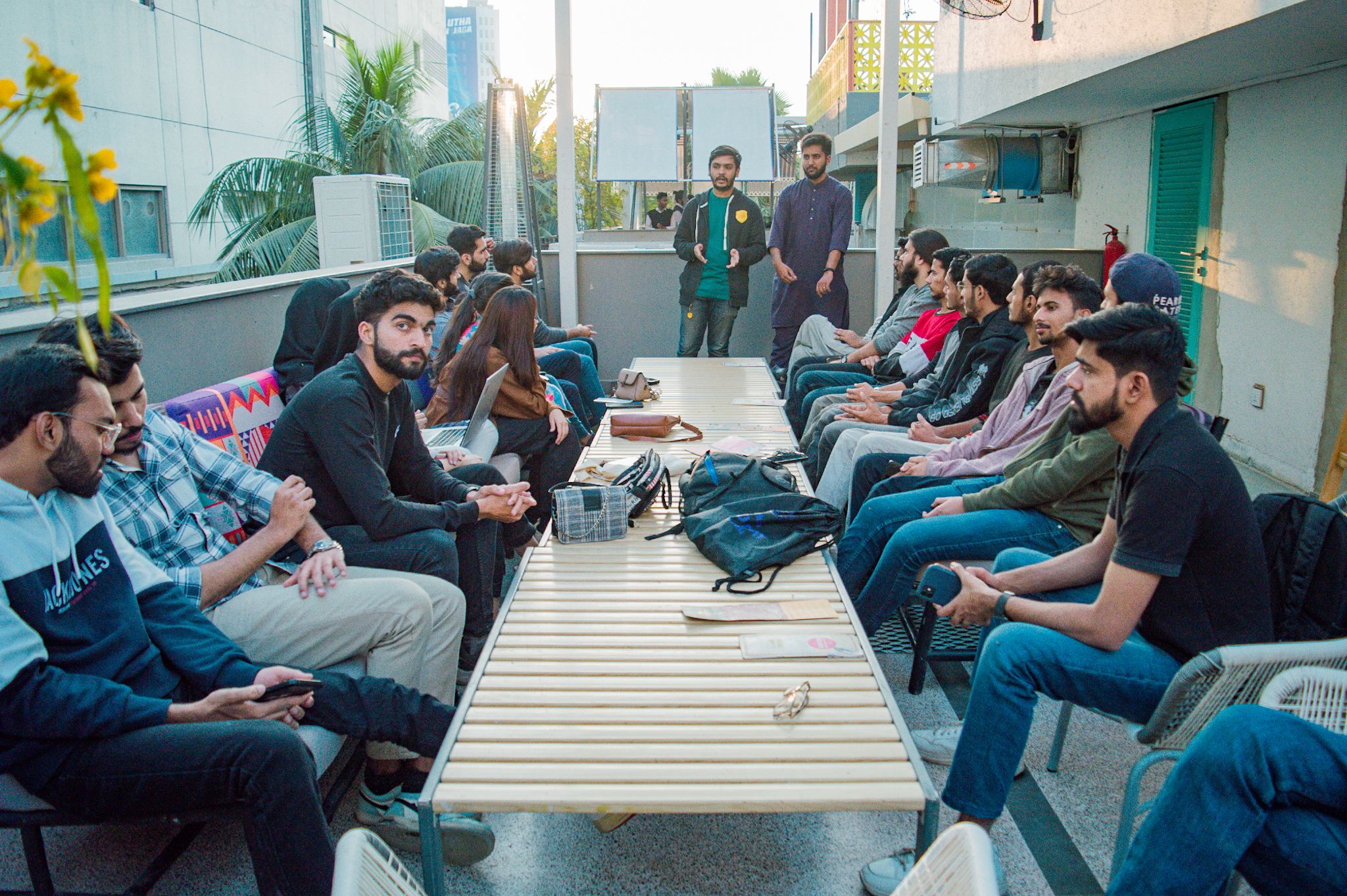 Community speaking session